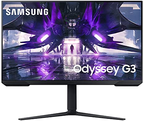 Photo 1 of SAMSUNG Odyssey G32A Series 32-Inch FHD 1080p Gaming Monitor, 165Hz, 1ms, Full HD, FreeSync, Height Adjustable Stand, Borderless Design (LS32AG320NNXZA), Black
