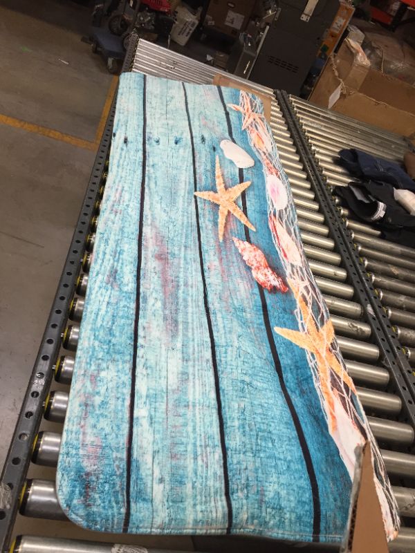 Photo 1 of bathroom floor rug  69.5" long 