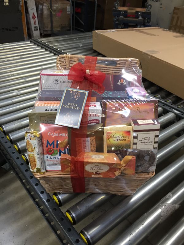 Photo 1 of Broadway Basketeers Sympathy Gift Basket Deluxe, Perfect For Condolences, Sympathy or Shiva
