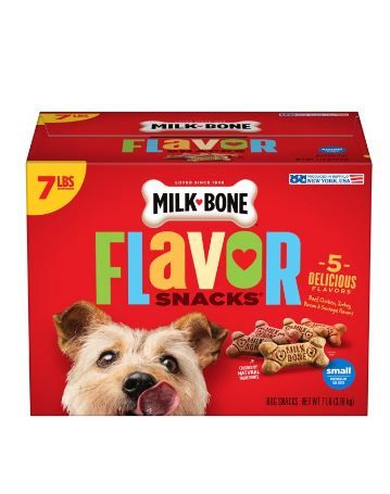 Photo 1 of Milk-Bone Flavor Snacks Dog Biscuits - for Small/Medium-sized Dogs, 7-Pound  best by 5 /15/2022
