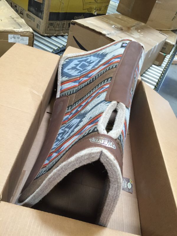 View 3 of weaver leather herculon working contoured saddle pad with wool felt bottom