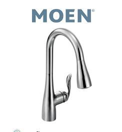 Photo 1 of Moen Arbor Single Handle Pulldown Spray Kitchen Faucet with Reflex Technology