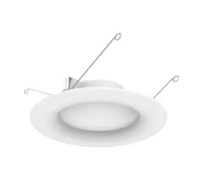 Photo 1 of 5/6 in. 5000K White Integrated LED Recessed Trim CEC-T20 (4-Pack)
