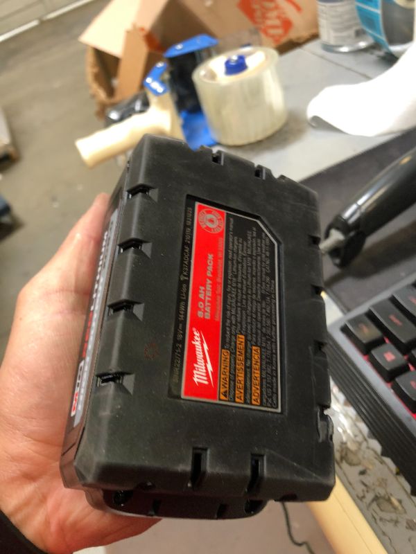 Photo 1 of Milwaukee 48-11-1880 M18 REDLITHIUM HIGH OUTPUT 18v 8.0 Ah Lithium-Ion Battery Pack
