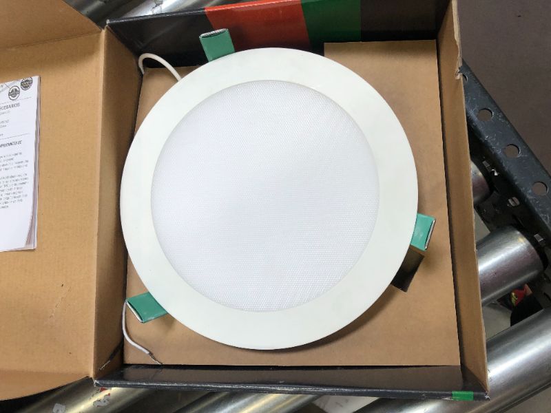 Photo 3 of 8 in. Selectable CCT New Construction Canless Recessed Integrated LED Kit
