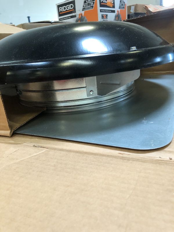 Photo 2 of 1500 CFM Black Power Roof Mount Attic Fan with Humidistat/Thermostat
