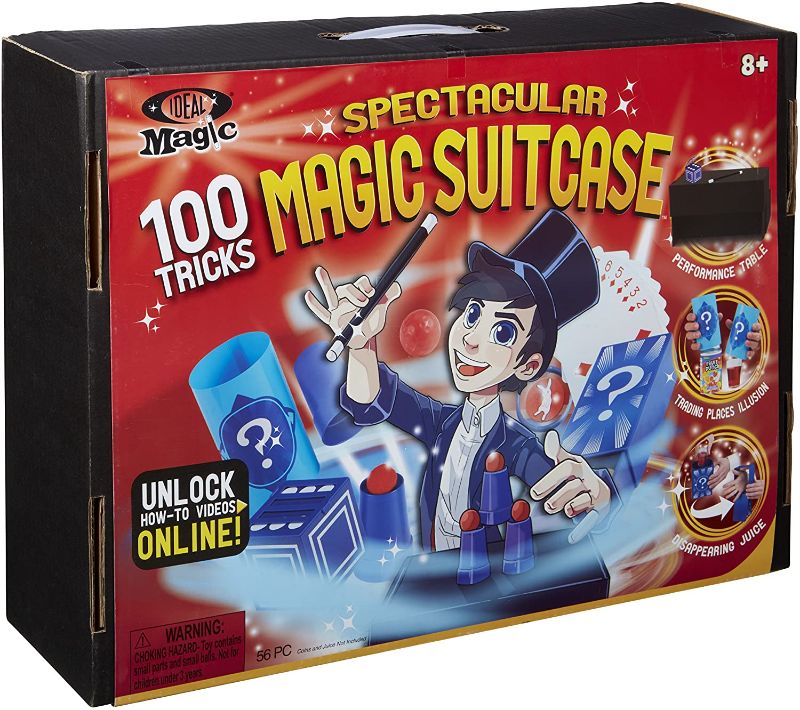 Photo 1 of Ideal Magic Spectacular Magic Suitcase 100 Tricks Kids Magic Set
