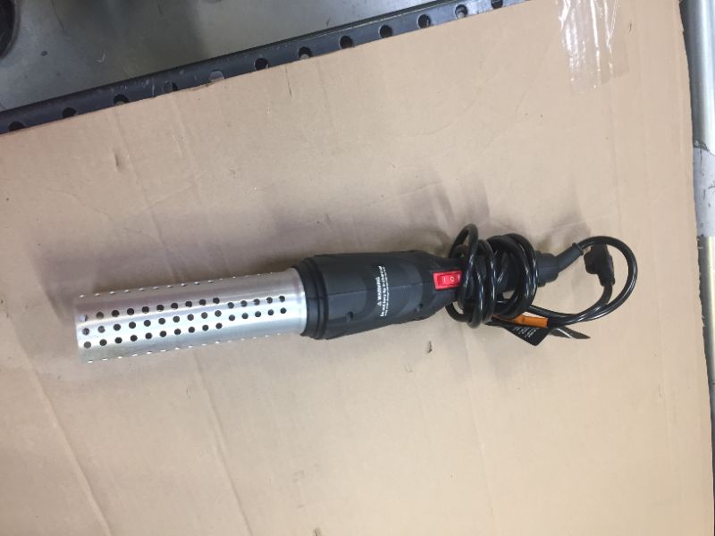 Photo 1 of Home Right Electro-Torch C900085 Fire Starter, Charcoal Starter and Lighter, BBQ Smoker, Grill Starter, Chemical Free Heated Air with Built-in Blower, Black
