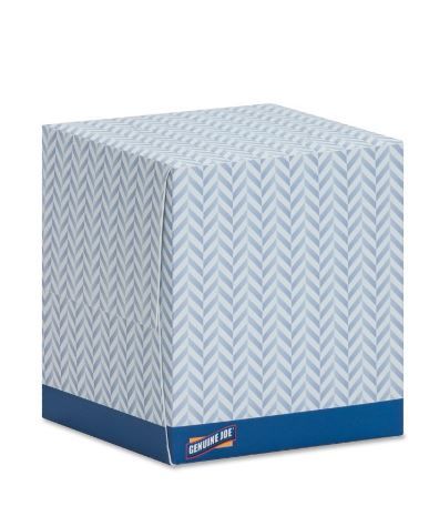 Photo 1 of Genuine Joe Cube Box Facial Tissue case of 36
