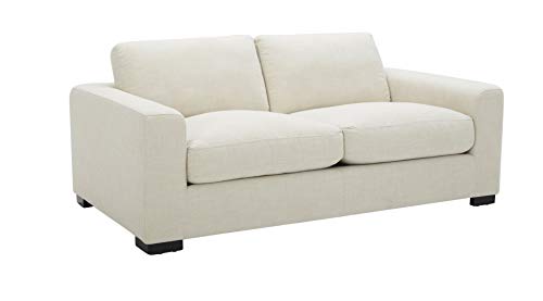 Photo 1 of Amazon Brand - Stone & Beam Westview Extra-Deep Down-Filled Loveseat Sofa Couch, 75.6"W, Cream