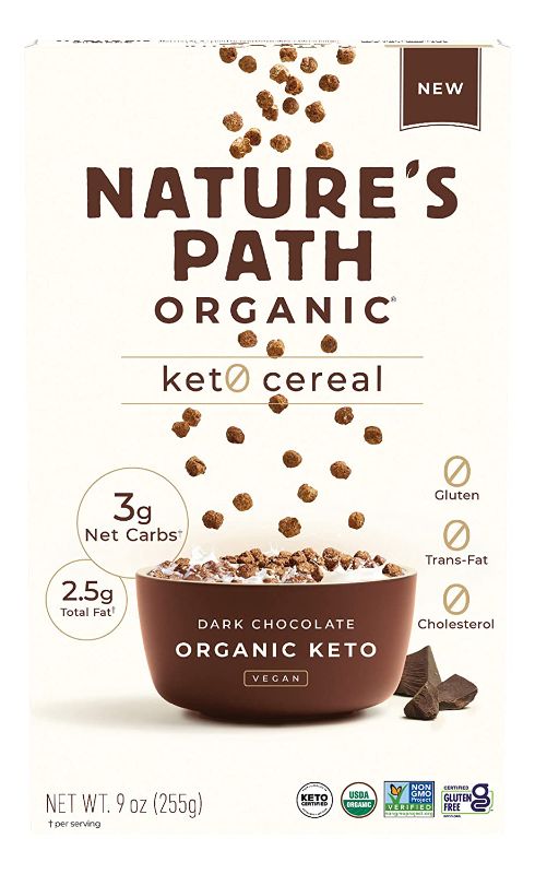 Photo 1 of 12 PK Nature's Path Organic Dark Chocolate Keto Cold Cereal, 9 Oz Box BEST BEFORE 2/24/22
