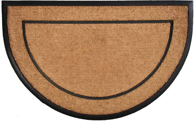 Photo 1 of Calloway Mills The General Half-Circle Door Mat (24 x 36)(Letter T)
