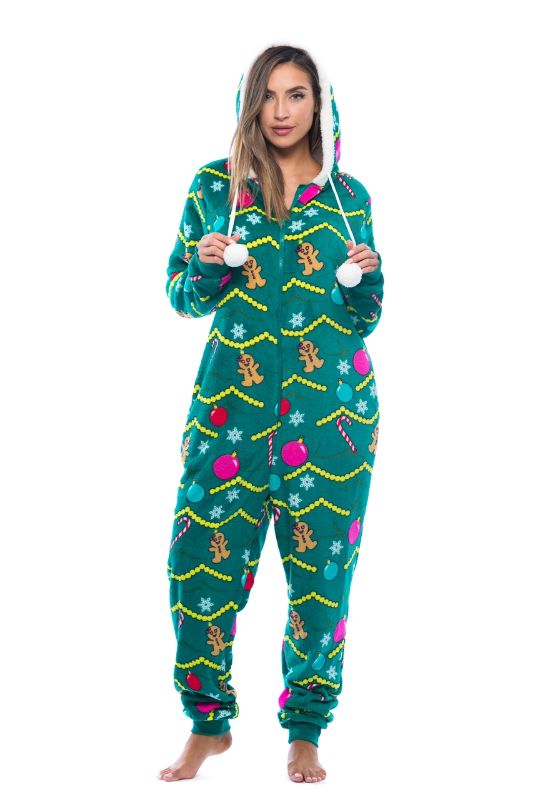 Photo 1 of Christmas Tree Adult Onesie --- Size XL 