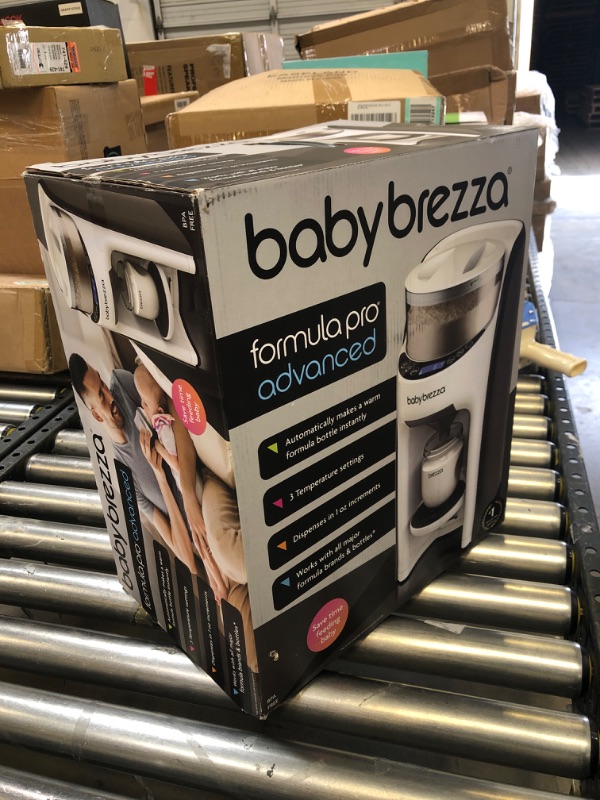 Photo 2 of New and Improved Baby Brezza Formula Pro Advanced Formula Dispenser Machine - Automatically Mix a Warm Formula Bottle Instantly - Easily Make Bottle with Automatic Powder Blending