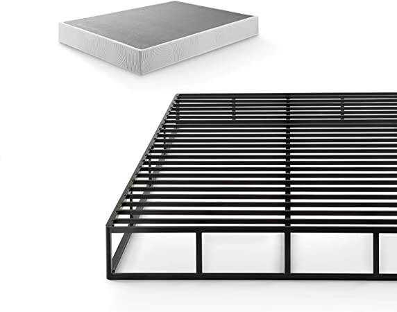 Photo 1 of ZINUS Quick Lock Metal Smart Box Spring / 9 Inch Mattress Foundation / Strong Metal Structure / Easy Assembly, Full