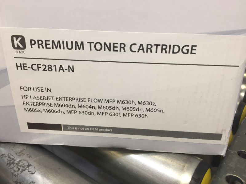 Photo 4 of Aztech Compatible Toner Cartridge Replacement for HP 81A CF281A 81X CF281X Enterprise MFP M605 M604 Toner M604N M604DN M605N M605DN M605X M630 M606 M630h M630dn M630z Printer (Black, 1-Pack)