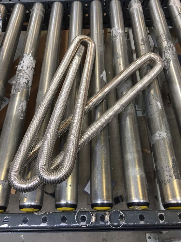 Photo 2 of 1 inch Stainless Steel Exhaust Pipe Parking Air Heater Fuel Tank Diesel Gas Vent Hose Length 78 Inch
