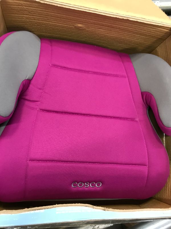 Photo 2 of Cosco Topside Booster Car Seat - Easy to Move, Lightweight Design (Magenta)
