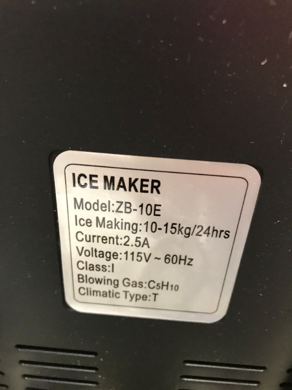 Photo 4 of 110V/220V Ice Water Dispenser Ice Making Machine Automatic Household Ice Maker for Milk Tea Shop Manual/Automatic Water Inlet
(FACEPLATE LOOSE)
