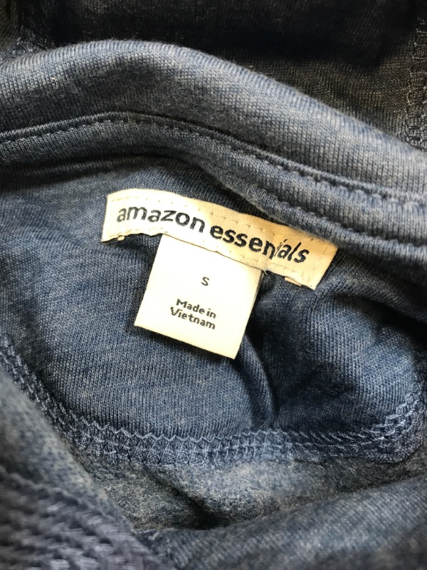 Photo 3 of Amazon Essentials Men's Hooded Fleece Sweatshirt --- Blue Heather 
