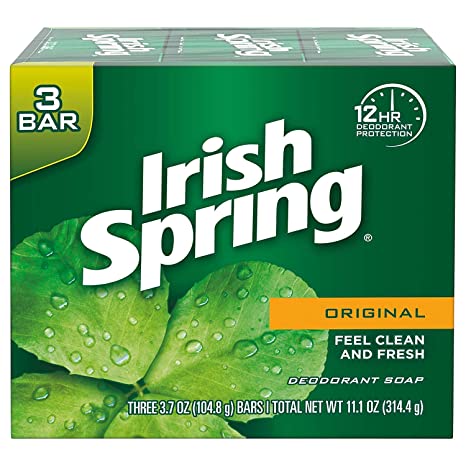 Photo 1 of  Irish Spring Original Deodorant Soap 3 Bars, 2 Pack (6 Total)
