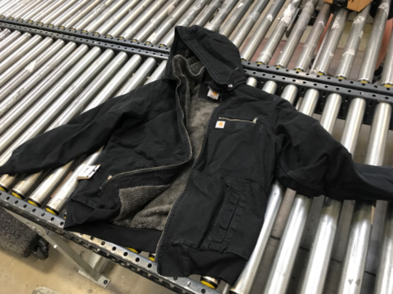 Photo 2 of Carhartt Womens Women's Weathered Duck Wildwood Jacket Work Utility Outerwear, Black, Small US --- SIZE XL 