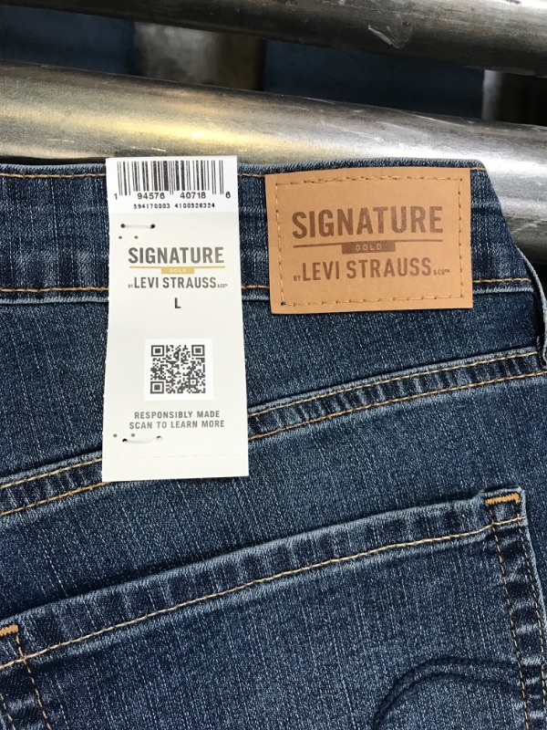 Photo 3 of Signature by Levi Strauss & Co. Gold Label Women's Maternity Baby Bump Bootcut Jean
