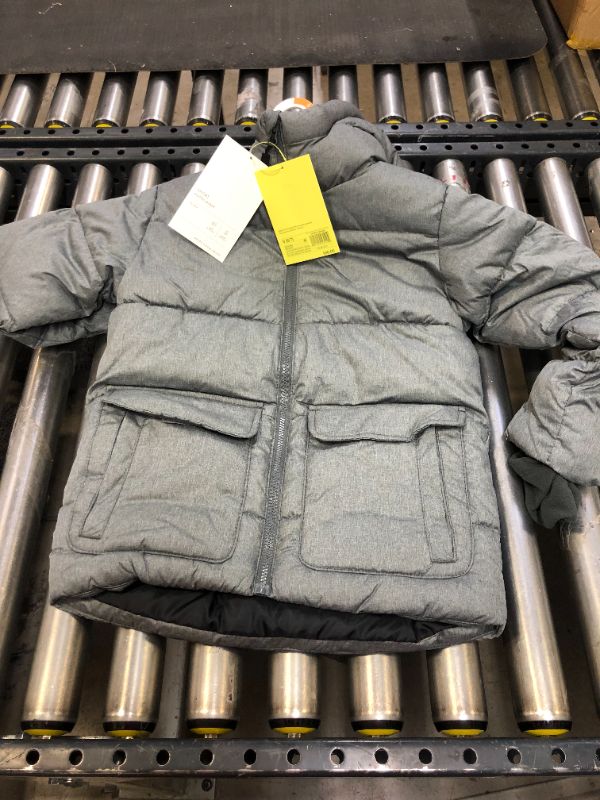 Photo 2 of Boys' Short Puffer Jacket - All In Motion™ Charcoal Gray
SIZE SMALL 