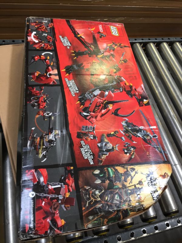 Photo 3 of LEGO NINJAGO Masters of Spinjitzu: Firstbourne 70653 Ninja Toy Building Kit with Red Dragon Figure, Minifigures and a Helicopter (882 Pieces)