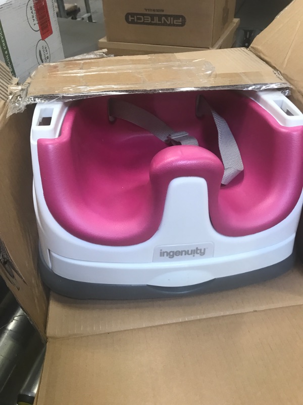 Photo 1 of Ingenuity Baby Base 2-in-1 Booster Feeding Seat - Pink Flambe