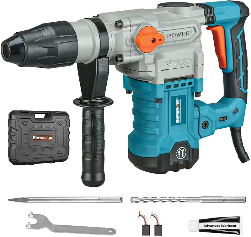 Photo 1 of Berserker 1-9/16" SDS-Max Heavy Duty Rotary Hammer Drill with Vibration Control,Safety Clutch,13 Amp 3 Functions Demolition Rotomartillo for Concrete-Including 1 Drill Bits,Point Chisel,Carrying Case
------(FACTORY SEALED)
