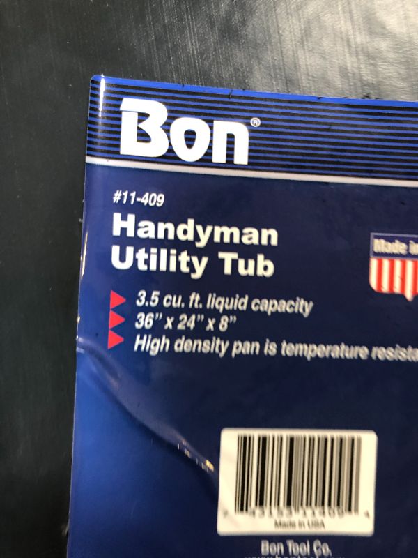 Photo 3 of Bon Tool 36 in. x 24 in. Utility Tub
