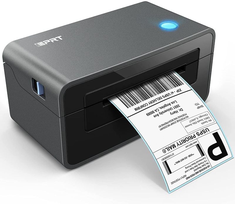 Photo 1 of Thermal Label Printer - iDPRT SP410 Thermal Shipping Label Printer, 4x6 Label Printer, Thermal Label Maker, Compatible with Shopify, Ebay, UPS, USPS, FedEx, Amazon & Etsy, Support Multiple Systems
