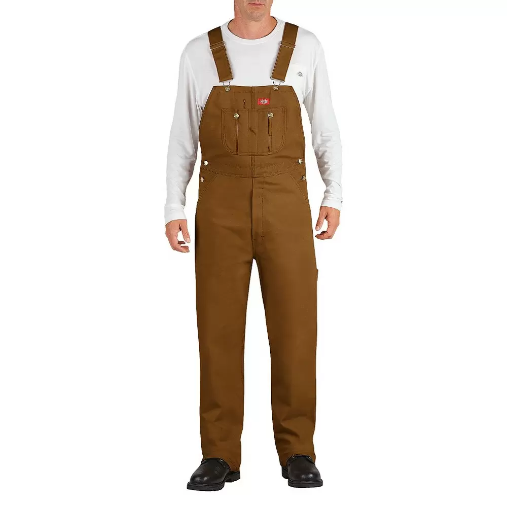 Photo 1 of Dickies Men's Bib Overall, Brown Duck, 40X30
