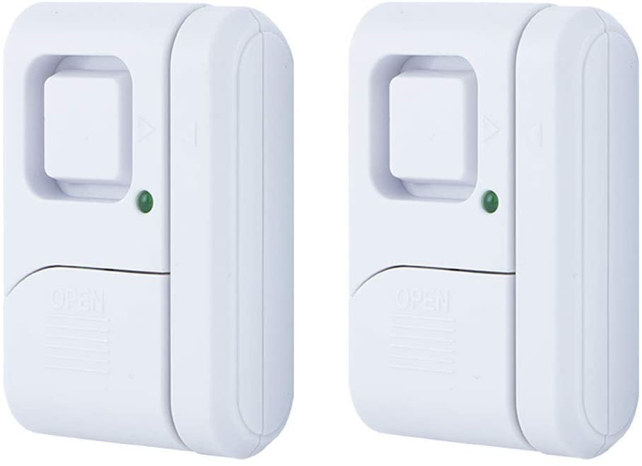 Photo 1 of GE Personal Security Window and Door Alarm, 2 Pack, DIY Protection, Burglar Alert, Wireless Chime/Alarm, Easy Installation, Ideal for Home, Garage, Apartment and More, 45115
