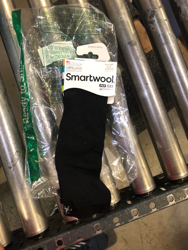 Photo 2 of Smartwool PhD Ski Ultra Light Over The Calf Sock - Small - Black

