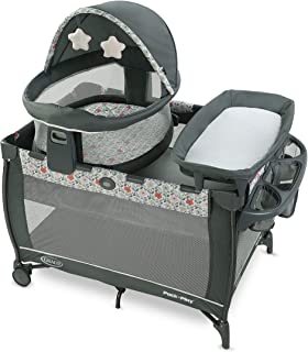 Photo 1 of Graco Pack 'n Play Travel Dome LX Playard | Includes Portable Bassinet, Full-Size Infant Bassinet, and Diaper Changer, Annie
