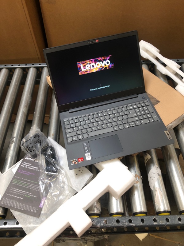 Photo 3 of Lenovo IdeaPad 3 15 Laptop, 15.6" HD Display, AMD Ryzen 3 3250U, 4GB RAM, 128GB Storage, AMD Radeon Vega 3 Graphics, Windows 10 in S Mode --- PARTS ONLY FROZEN IN AUTO REPAIR
