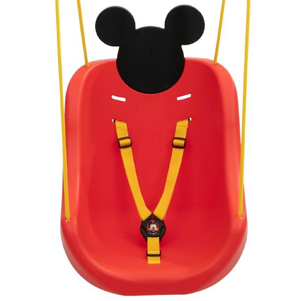 Photo 1 of Disney Mickey Mouse 2-in-1 Kids Outdoor Swing by Delta Children – For Babies and Toddlers – Full Bucket Seat
