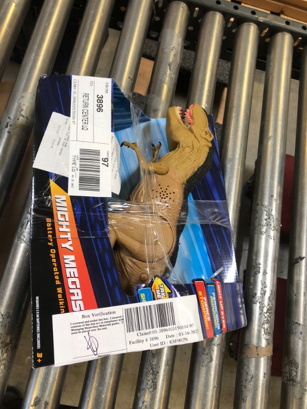 Photo 2 of Adventure Force Mighty Megasaur, T-Rex Dinosaur For Kids 3 Years Up, Light Brown
