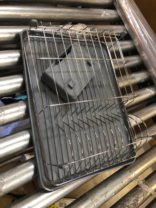 Photo 1 of 12X27 DISH DRYING RACK WITH DRAIN TRAY