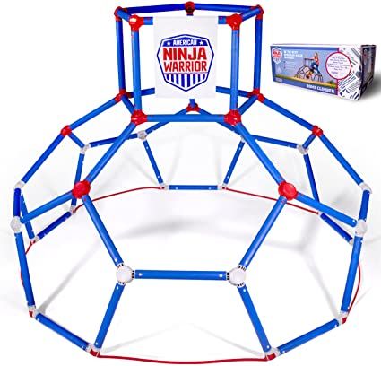 Photo 1 of Lil' Monkey American Ninja Warrior Dome Climber, Extra Strong but Lightweight 18 Lbs Climbing Dome , 67 x 67 x 46.5 Inches Jungle Gym, All-Weather Construction for Toddlers Aged 3 to 6
