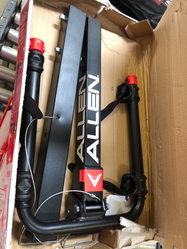 Photo 2 of Allen Sports Deluxe 2-Bicycle Hitch Mounted Bike Rack Carrier, 522RR
