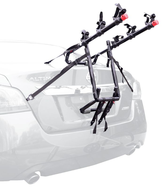 Photo 1 of Allen Sports Deluxe 3-Bicycle Trunk Mounted Bike Rack Carrier, 103DN
