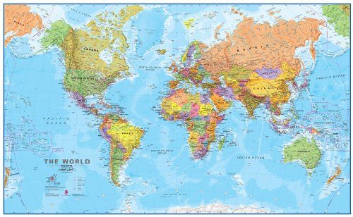 Photo 1 of World Political Map REV ED
