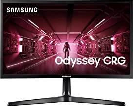 Photo 1 of SAMSUNG 24" CRG5 Curved Gaming Monitor, 144Hz, 4ms, Exclusive Gamer Settings, AMD Radeon FreeSync, Eye Saver Mode, 3000:1 Contrast Ratio, Black
