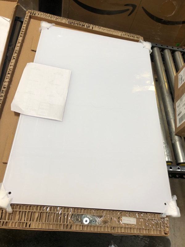 Photo 1 of Glass Dry Erase Board , Glass Whiteboard 24 x 36 Inches, Glass White Board NON MAGNETIC