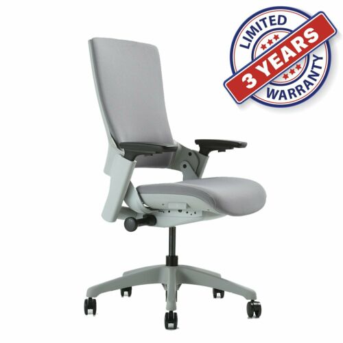 Photo 1 of Adjustable Height Ergonomic Executive Office Chair Upholstered Back Desk Chiars