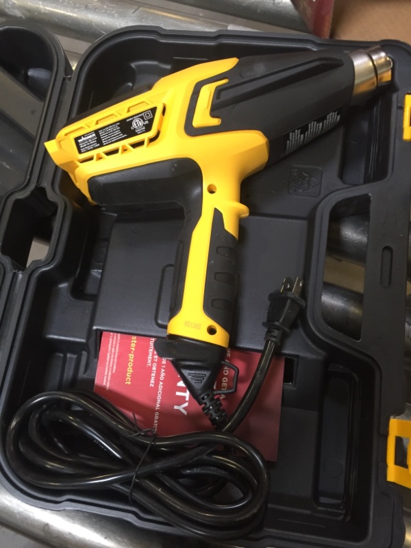 Photo 2 of Wagner Furno 750 Heat Gun Kit Digital Control LCD Display Heavy Duty Case
