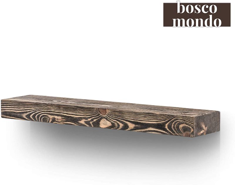 Photo 1 of BoscoMondo Rustic Solid Wood Floating Shelf 
